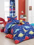 L'essentiel linge de maison Dinazorus - Azul, Rojo y Amarillo